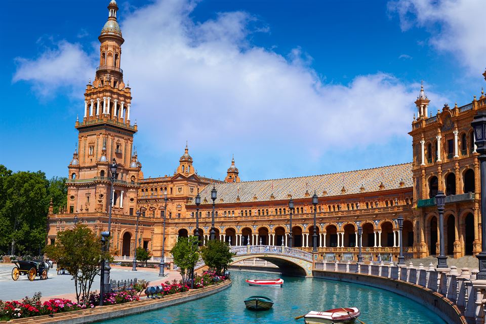 plaza-de-españa-barcas-sevilla
